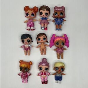 Stylish Mini Lol Surprise Doll Collection with Pink and Blue Outfits
